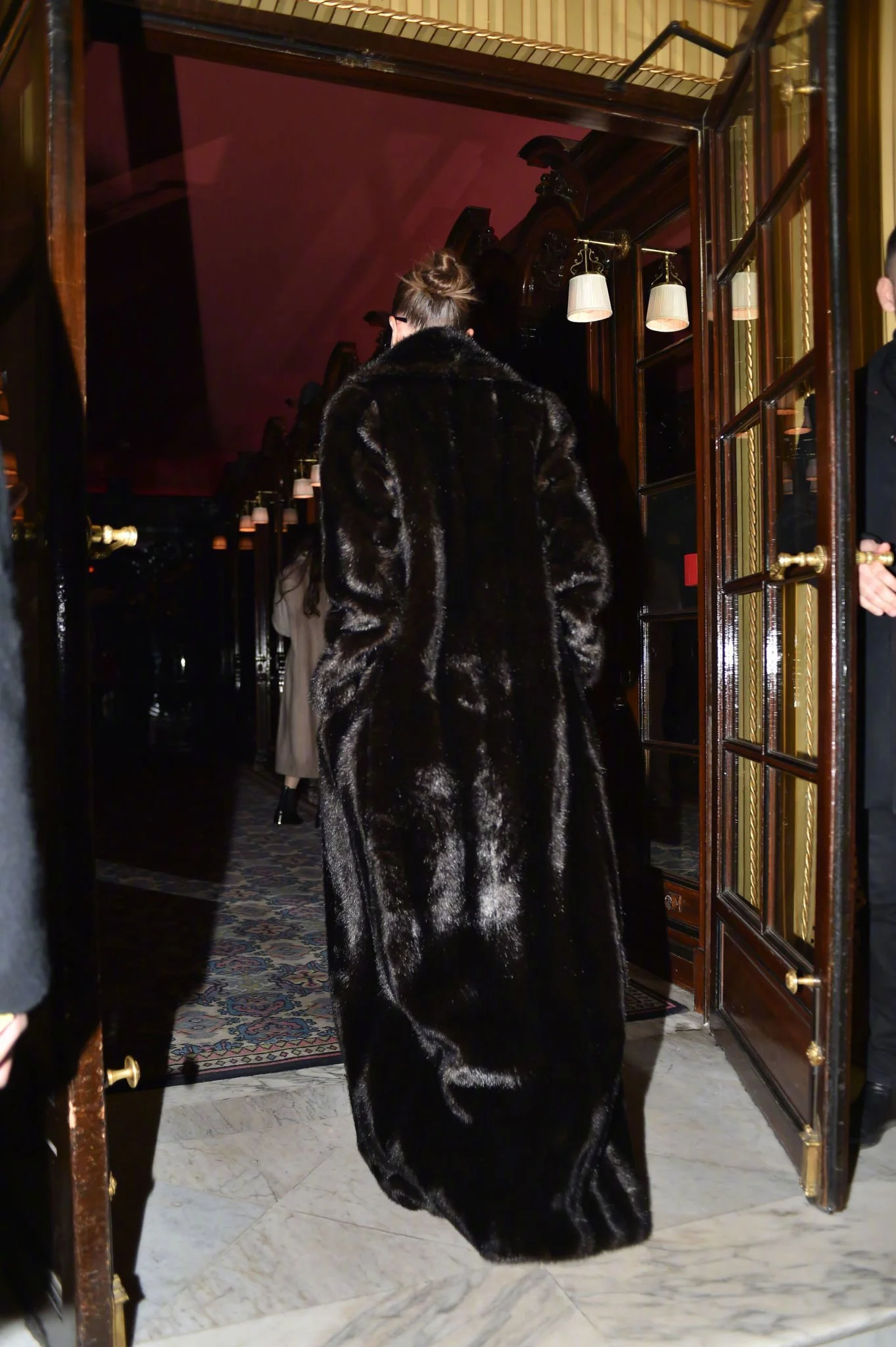 Hailey Bieber at Paris Fashion Week ​​​