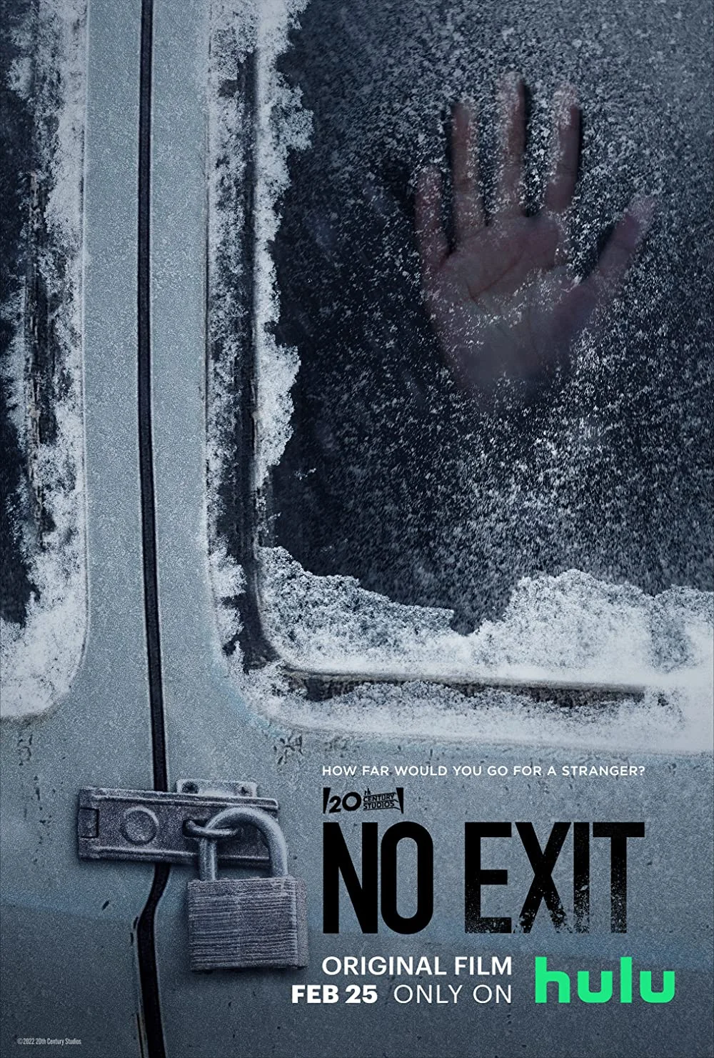 "No Exit": A woman lost in a Blizzard night encounters a kidnapper, strangers help each other but have their own plans