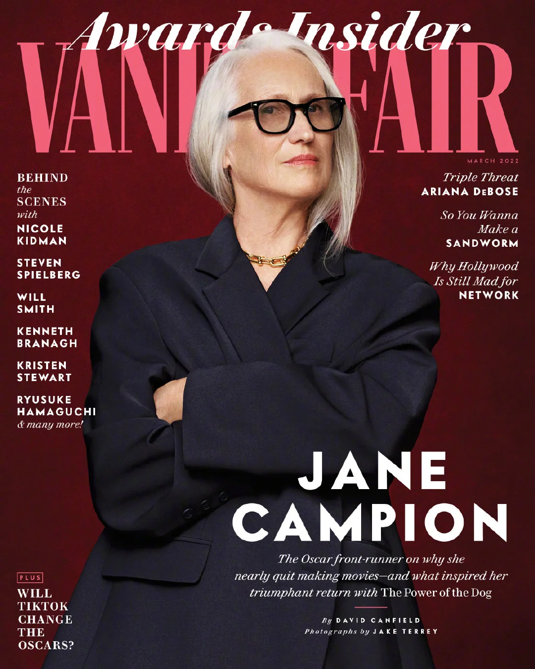 Jane Campion appeared in the "Vanity Fair" Oscar season special issue ​​​