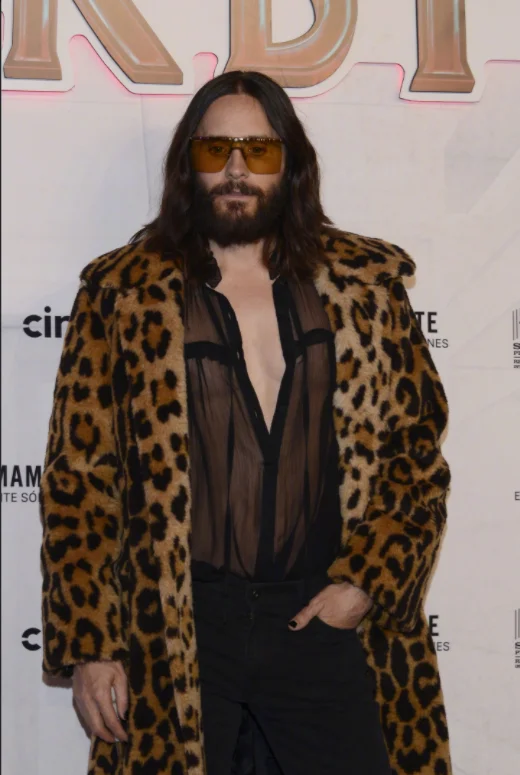 Jared Leto and Adria Arjona attend the premiere of "Morbius" in Mexico ​​​