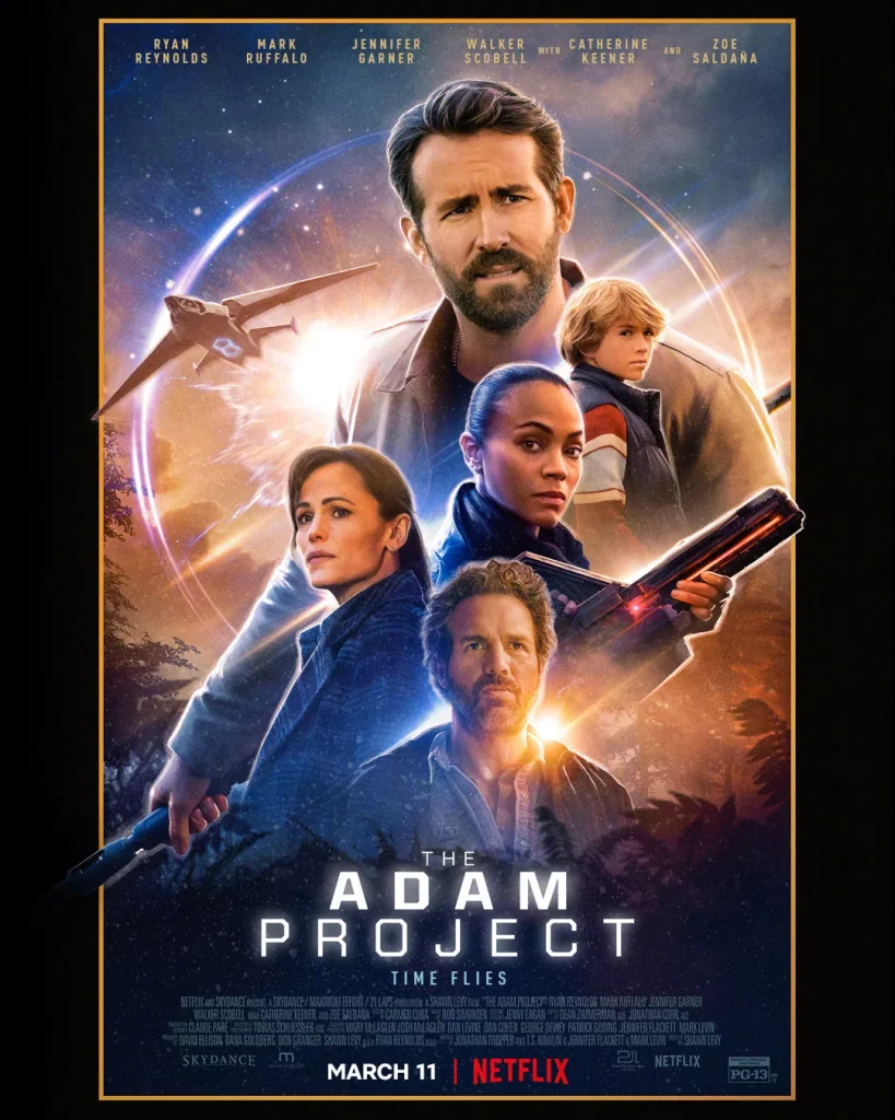 Netflix Action Thriller Comedy 'The Adam Project' Releases New Trailer and Poster