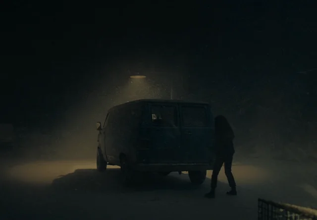"No Exit": A woman lost in a Blizzard night encounters a kidnapper, strangers help each other but have their own plans