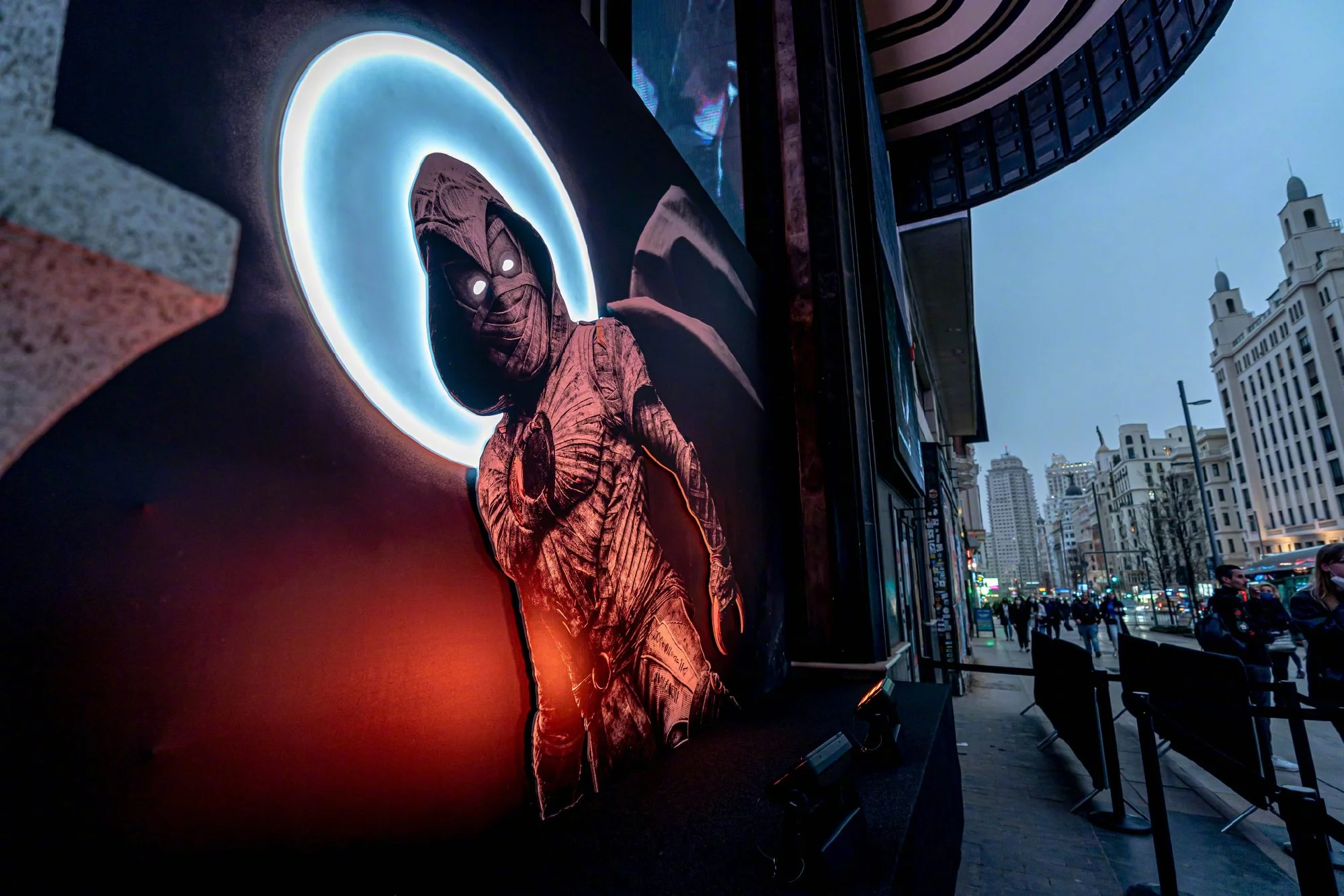 Oscar Isaac attends the premiere of "Moon Knight" in Madrid ​​​