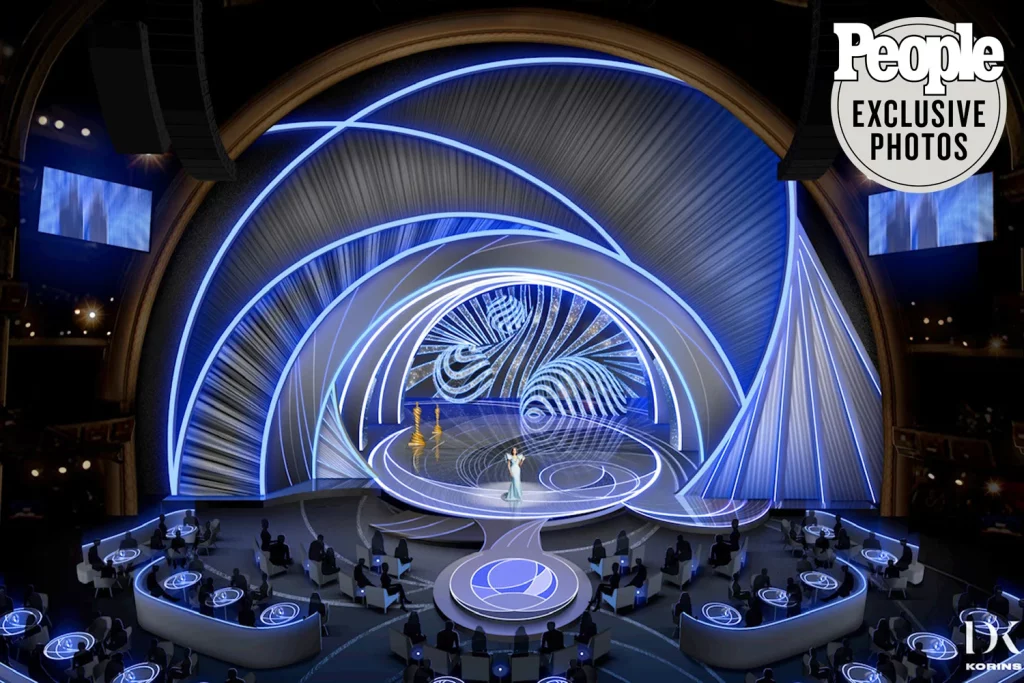 Oscars stage set design exposed
