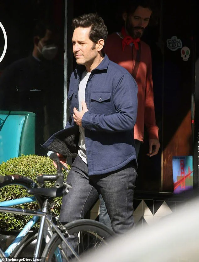 Paul Rudd appeared on the set of "Ant-Man and the Wasp: Quantumania" in Los Angeles