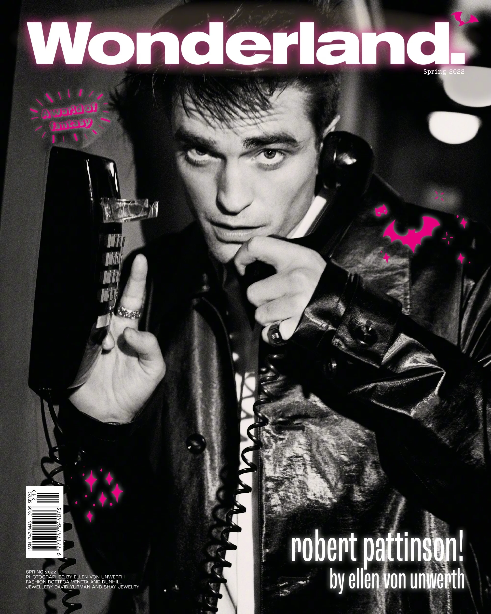 Robert Pattinson & Zoë Kravitz on the cover of the new issue of Wonderland​​​