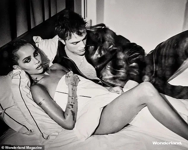 Robert Pattinson & Zoë Kravitz on the cover of the new issue of Wonderland​​​