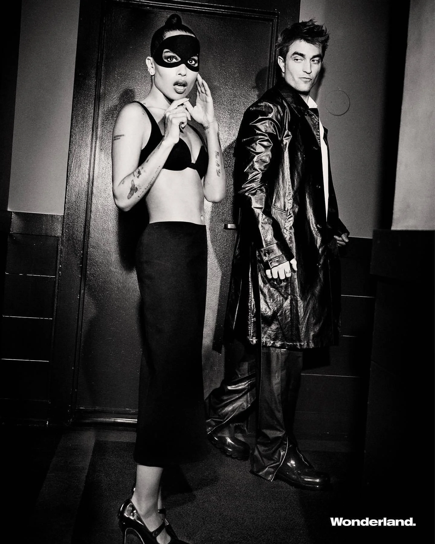 Robert Pattinson & Zoë Kravitz on the cover of the new issue of Wonderland​​​
