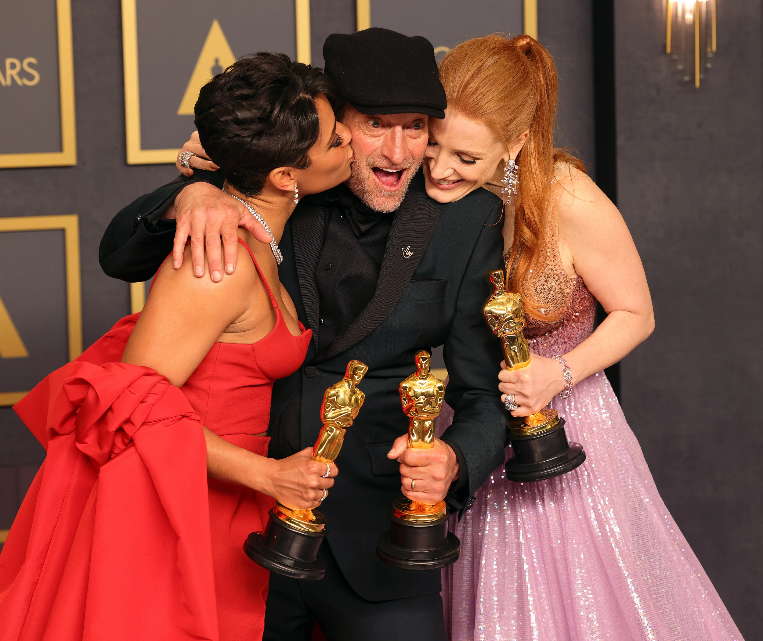 Simu Liu, Thanos and Aquaman appeared at the Oscar scene, appreciation of pictures before and after the awards