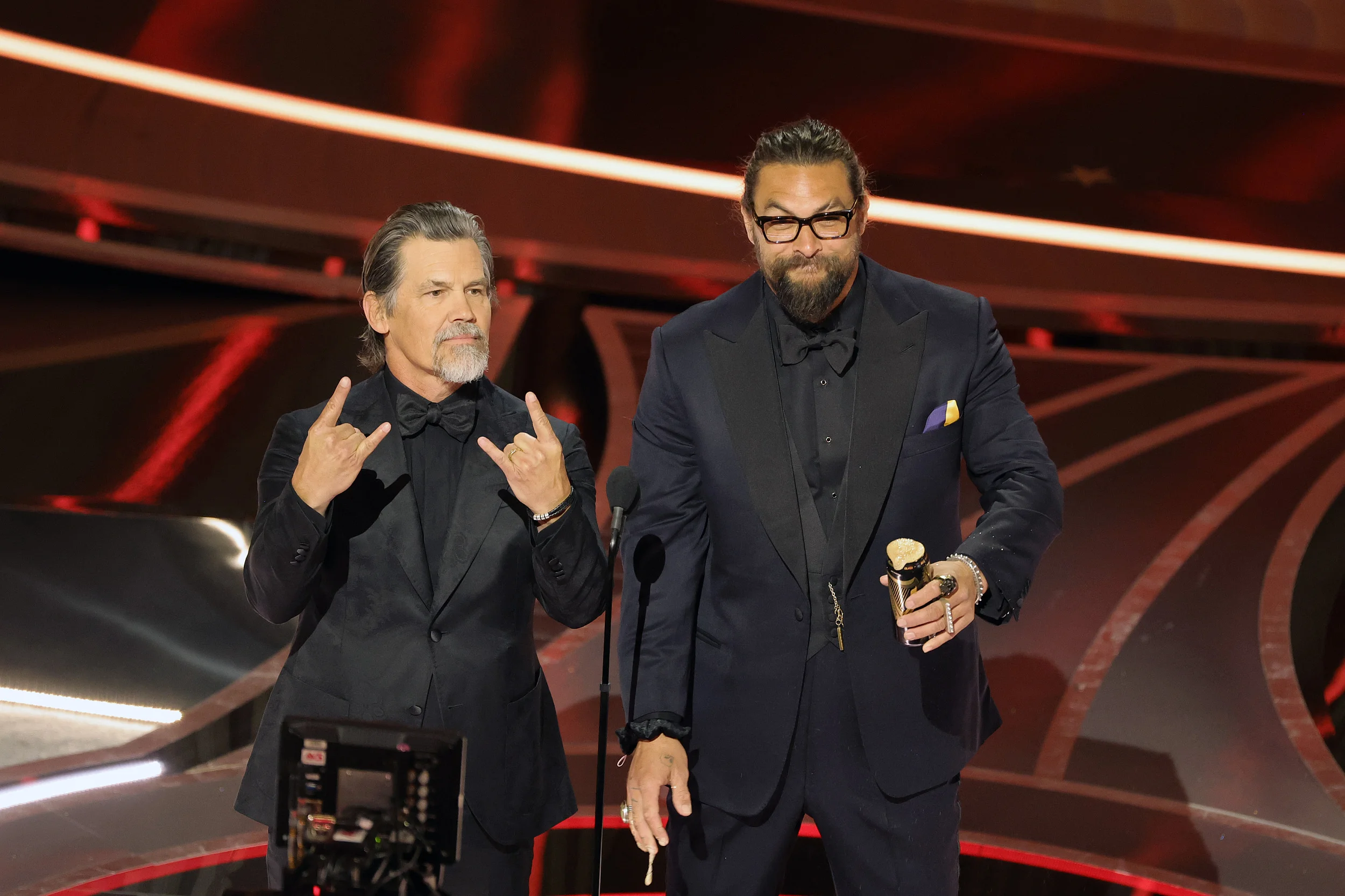 Simu Liu, Thanos and Aquaman appeared at the Oscar scene, appreciation of pictures before and after the awards