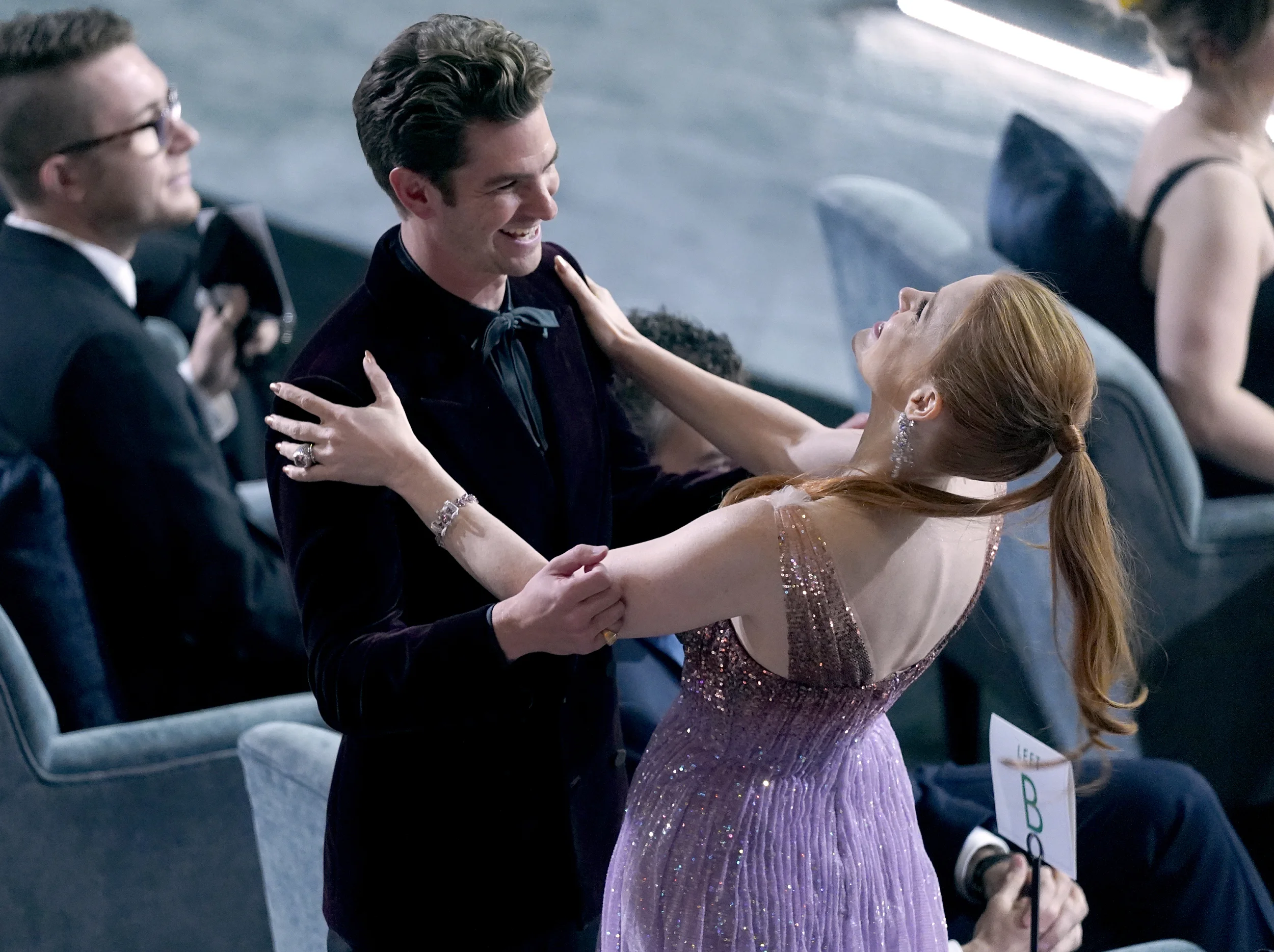 Simu Liu, Thanos and Aquaman appeared at the Oscar scene, appreciation of pictures before and after the awards