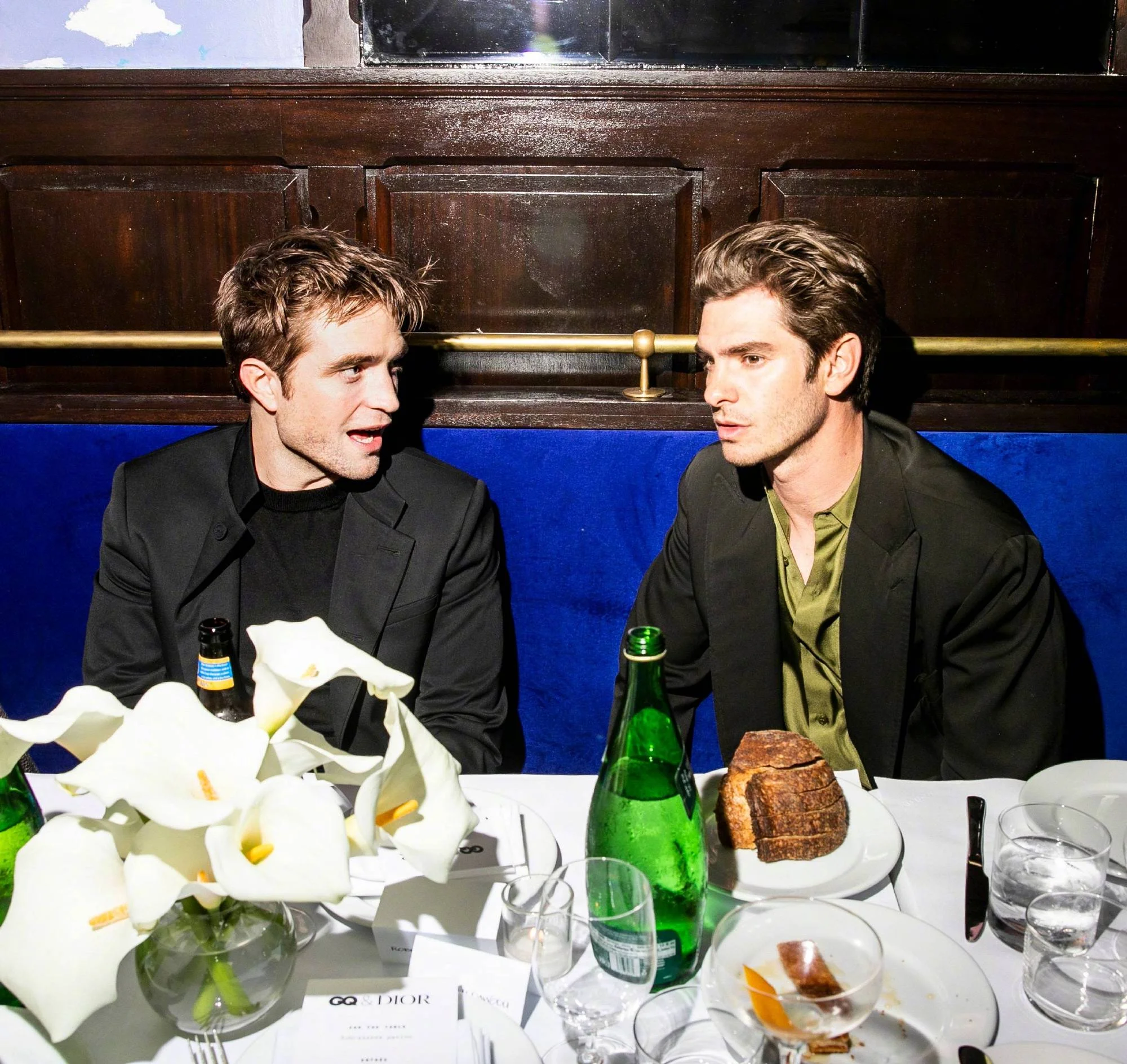 Spiderman and Batman photo together, Andrew Garfield and Robert Pattinson attend fashion dinner ​​​