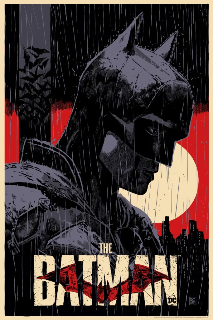 "The Batman" Mondo Edition poster by Francesco Francavilla ​​​