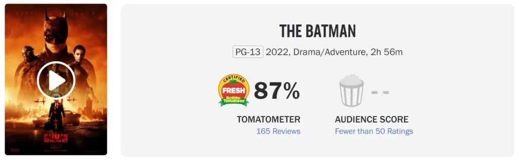 "The Batman" media word-of-mouth officially released, a dark and gorgeous masterpiece!