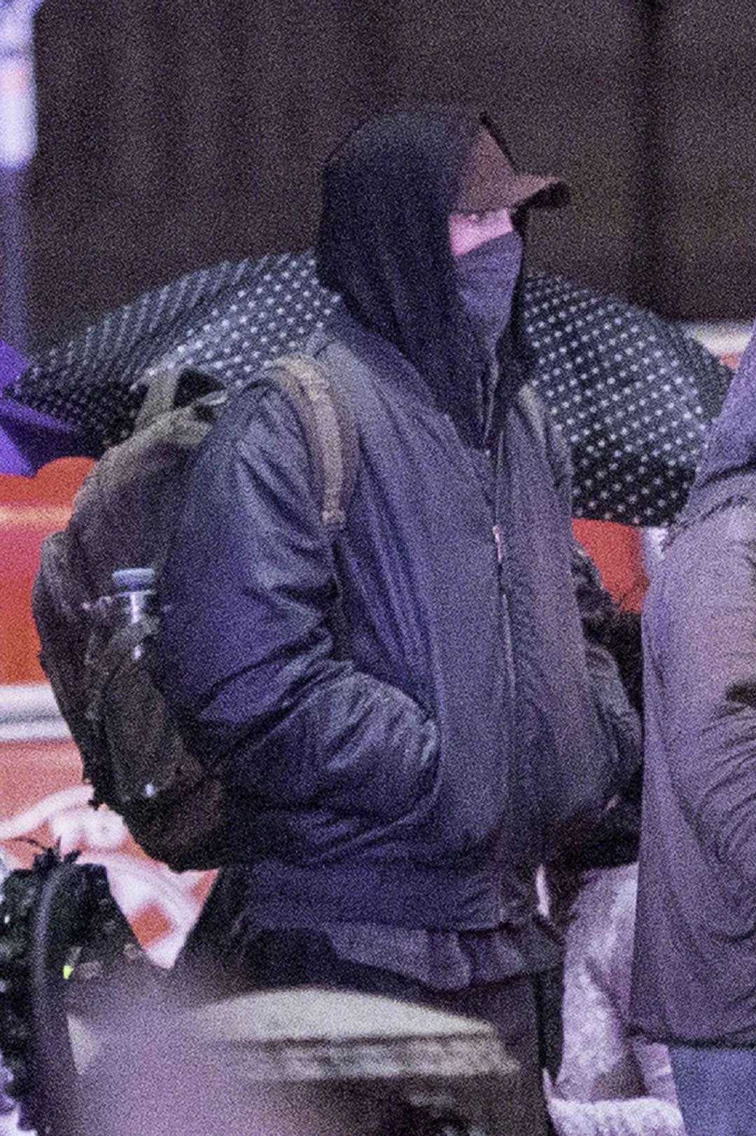 "The Batman" some motorcycle boy Bruce set photos ​​​