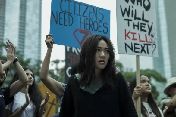 "The Boys" Japanese-American actress Karen Fukuhara was physically attacked: hit in the head!