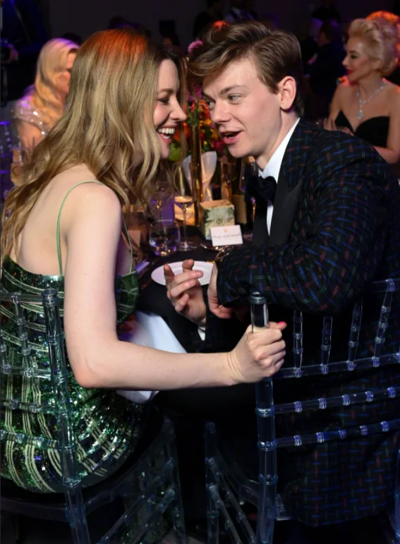 Thomas Brodie-Sangster & Talulah Riley attended the British Academy Film Awards warm-up ceremony ​​​