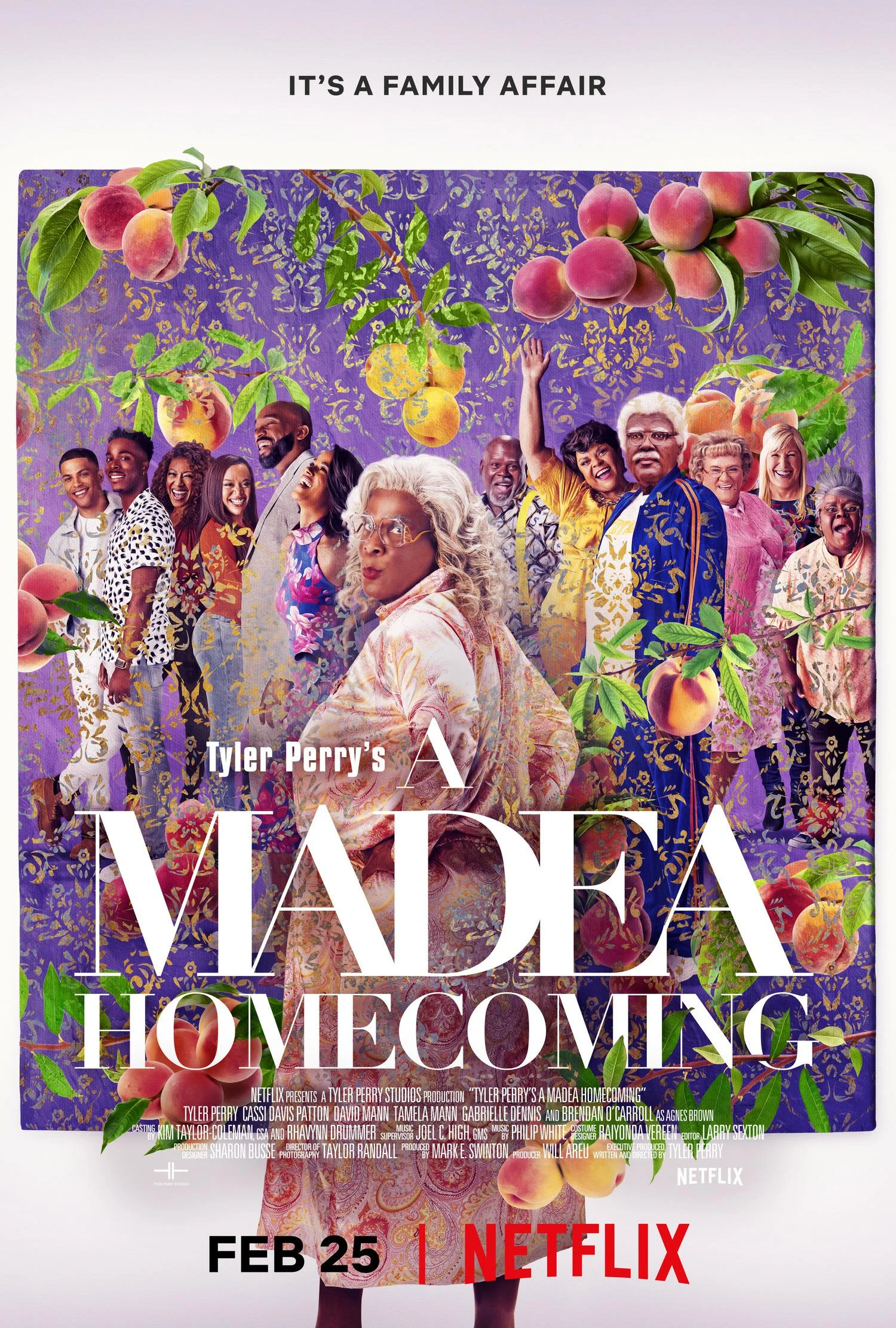 "Tyler Perry's A Madea Homecoming" airborne top of the Netflix Movie Time Watch List!