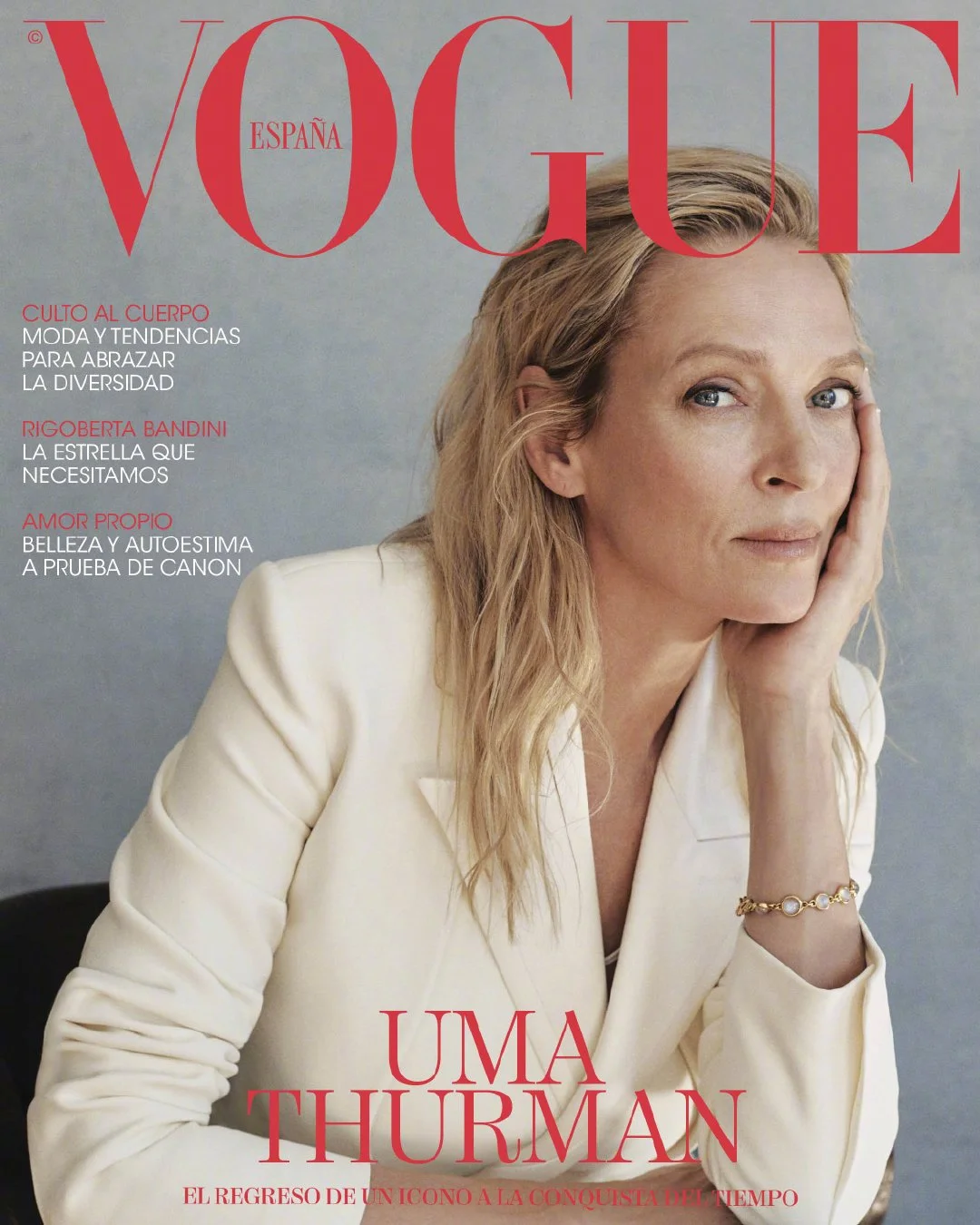 Uma Thurman, photo of the March issue of Vogue Spain ​​​