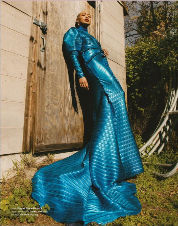 "Uncharted" villain Tati Gabrielle, "Schön!" magazine photo ​​​