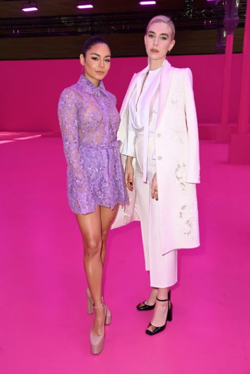 Vanessa Kirby at Paris Fashion Week show