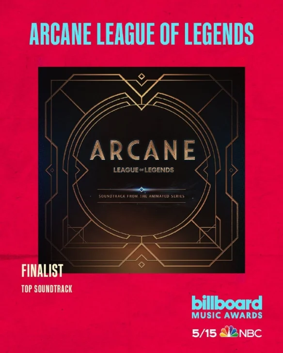 Arcane soundtrack nominated for Billboard Music Awards