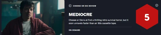 "Choose or Die‎" IGN 5: I don't know what it wants to say
