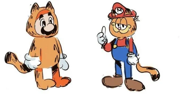 Chris Pratt will star in the "Garfield‎" animated film series. You thought he was Garfield? It's actually Mario!