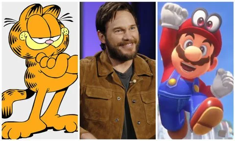Chris Pratt will star in the "Garfield‎" animated film series. You thought he was Garfield? It's actually Mario!