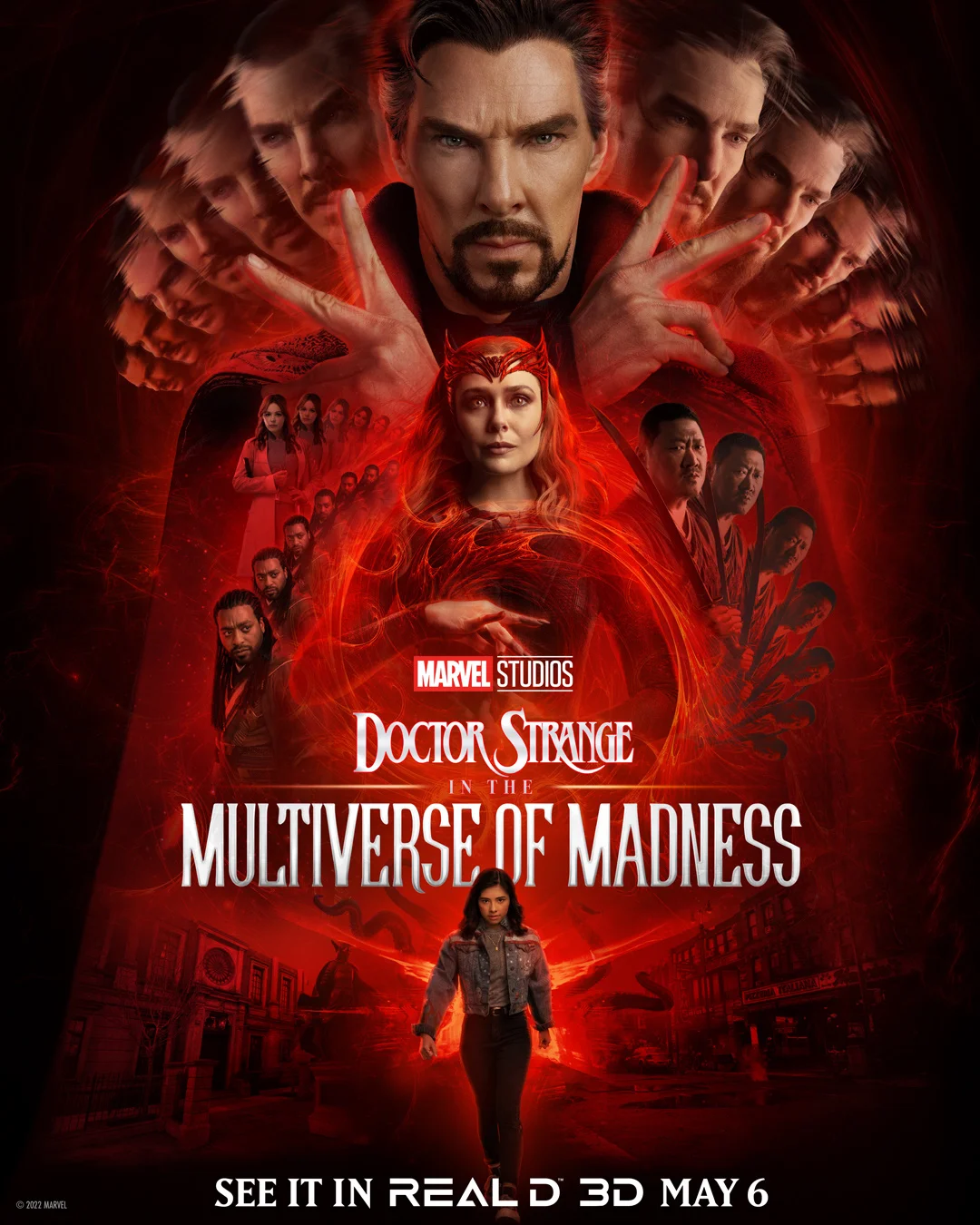 "Doctor Strange in the Multiverse of Madness" Releases New Trailer and IMAX, Dolby Cinema, RealD 3D, ScreenX Multi-Format Posters