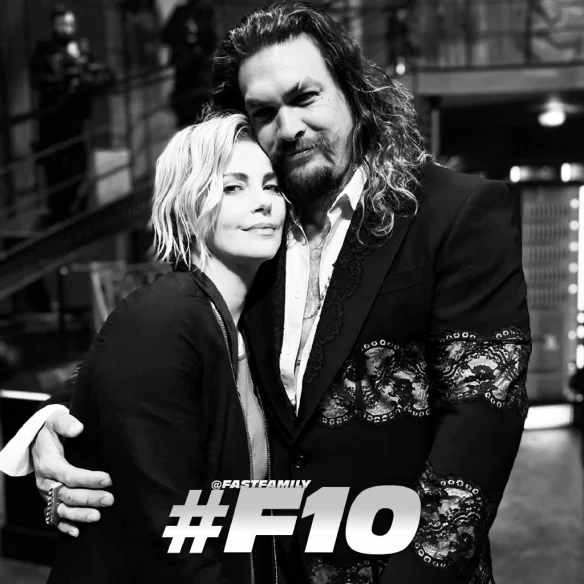 'Fast & Furious 10' new studio photo released, Charlize Theron and Jason Momoa collab?