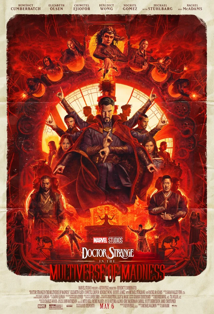 Final poster for "Doctor Strange in the Multiverse of Madness", 10-day countdown to Northern America ​​​