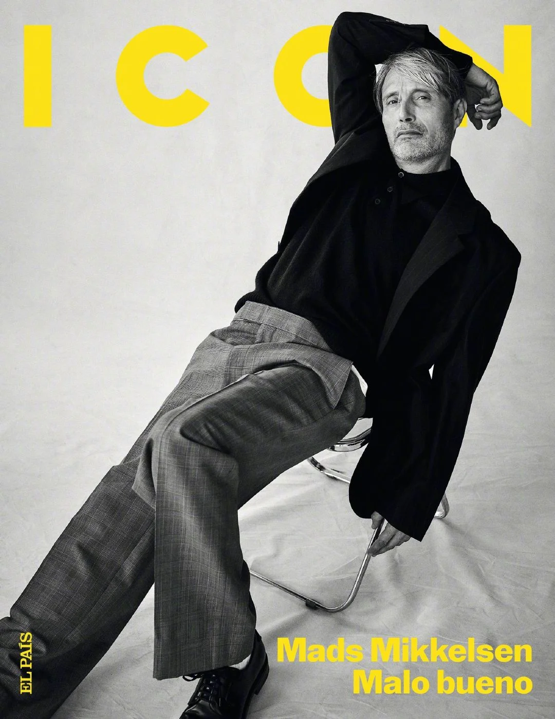 Max Mikkelsen, "ICON" magazine March issue photo ​​​