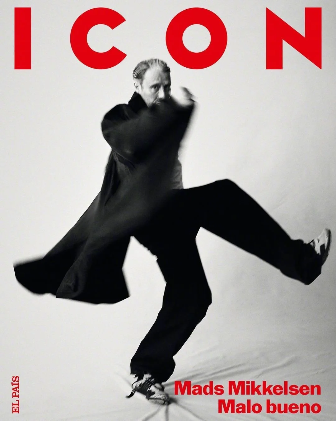 Max Mikkelsen, "ICON" magazine March issue photo ​​​