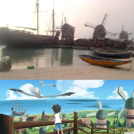 Netflix's live-action 'One Piece' releases new studio images: Goat's head on the bow of 'Going Merry' is too realistic