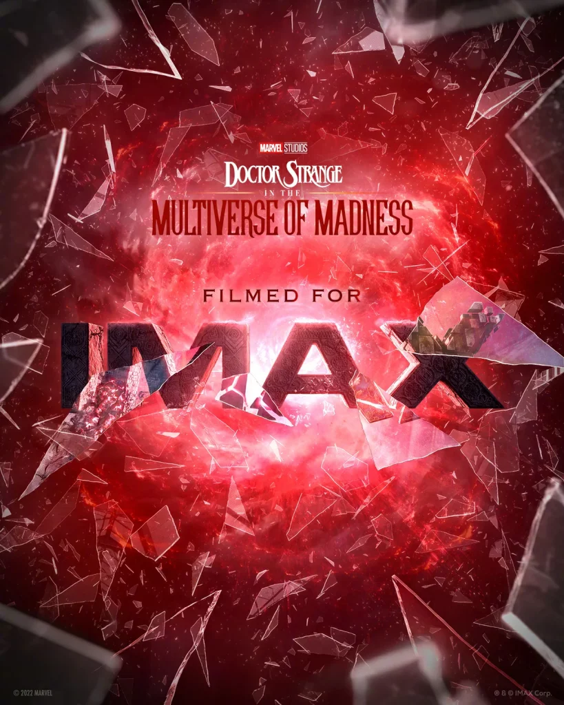 New IMAX poster for "Doctor Strange in the Multiverse of Madness"