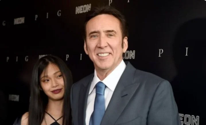 Nicolas Cage, 58, brings his wife Riko Shibata to the premiere of "The Unbearable Weight of Massive Talent"
