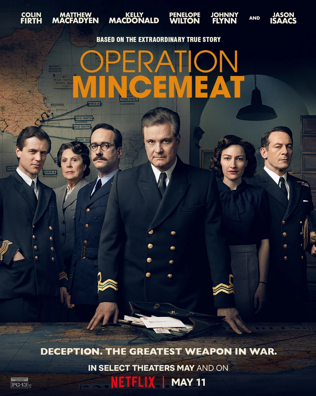 "Operation Mincemeat‎": Two generations of Mr. Darcy on the same stage