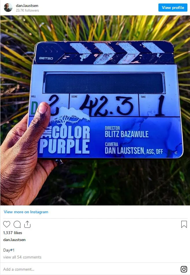 The musical version of "The Color Purple‎" has officially started filming, and it is scheduled to be released in Christmas 2023