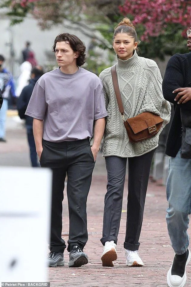 Tom Holland and Zendaya out in Boston last weekend ​​​