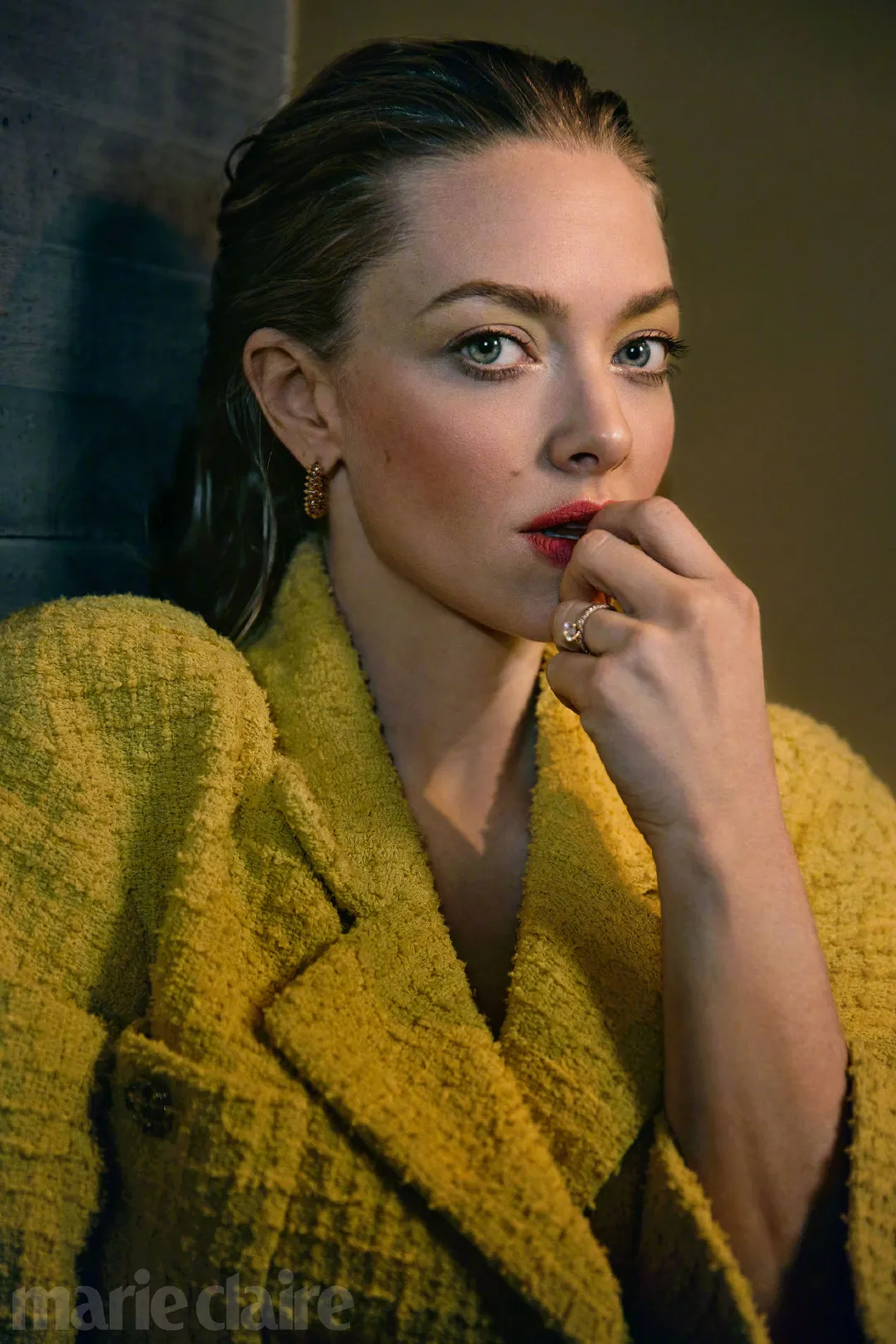 Amanda Seyfried, photo in the May issue of "The Beauty" of "Marie Claire" magazine