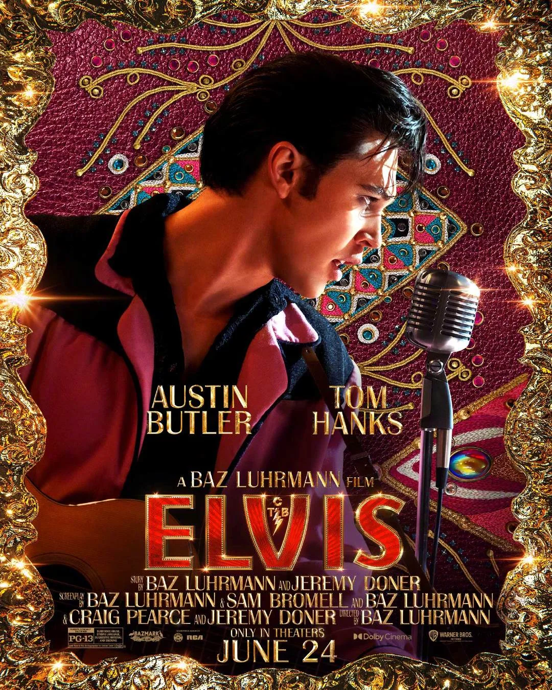Baz Luhrmann-directed biopic "Elvis" releases three posters