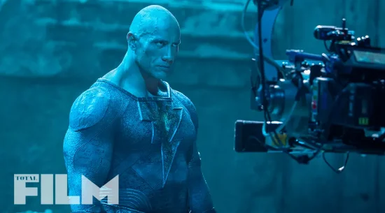 DC "Black Adam" released new behind-the-scenes photos, have you seen such a burly mage?