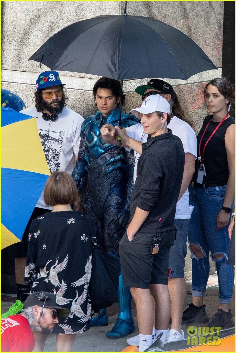 DC superhero new movie "Blue Beetle" released set photos