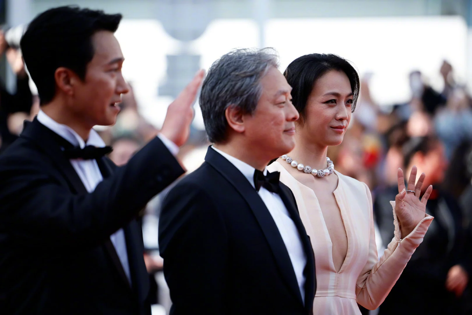 "Decision To Leave" crew and Wei Tang on the red carpet at this year's Cannes Film Festival