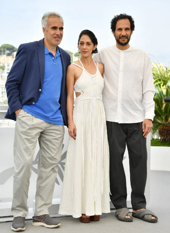"Holy Spider" Cannes media photo session, starring Zahra Amir Ebrahimi appeared 
