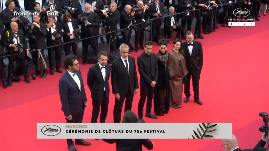 "Holy Spider" crew on red carpet for closing ceremony at Cannes Film Festival