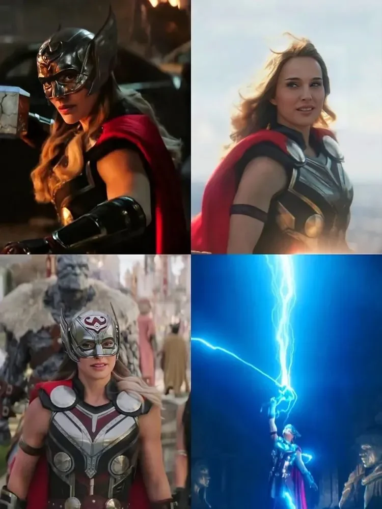 How does "Mighty Thor" differ from Thor in fighting style?