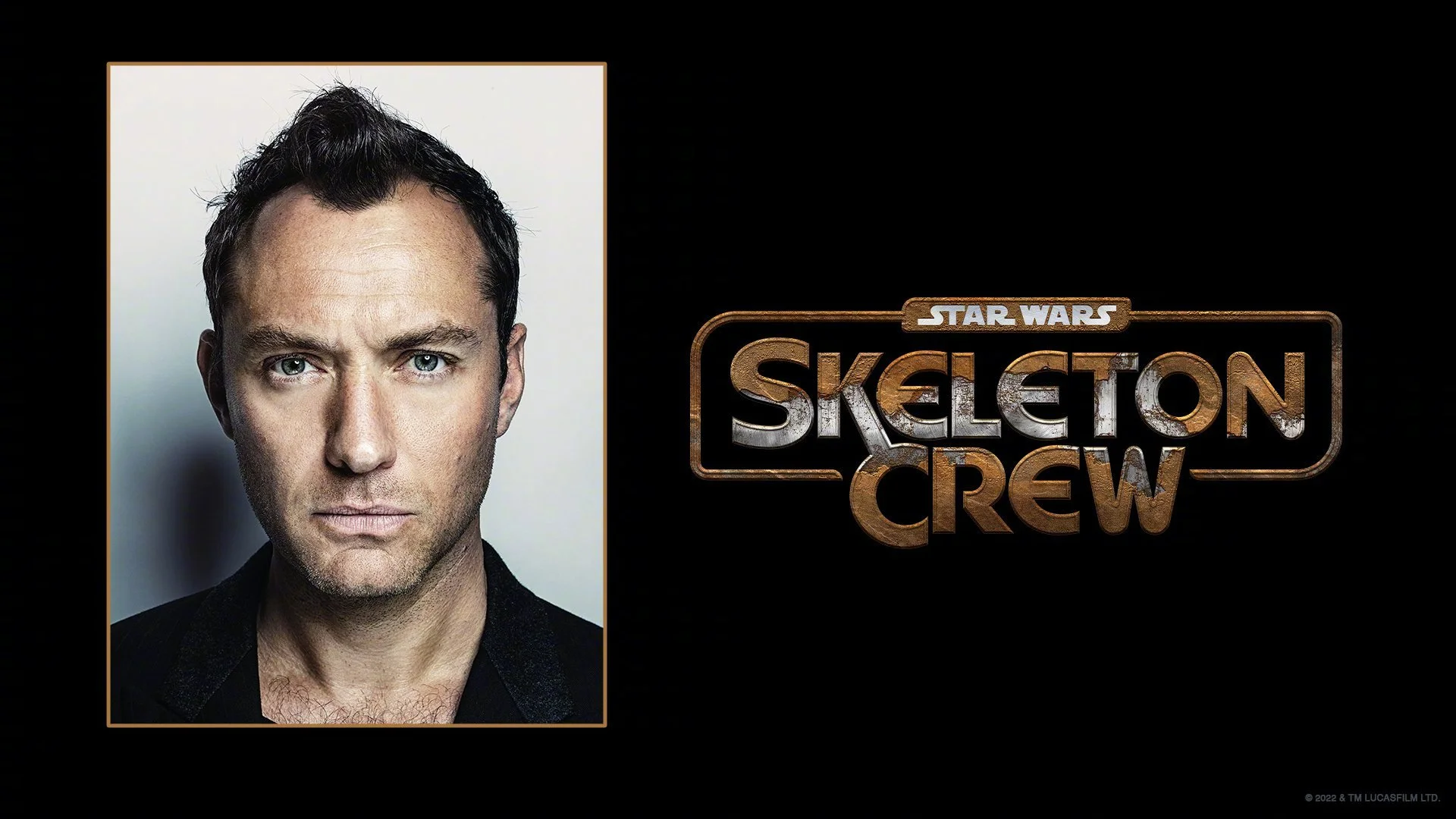 Jude Law to star in new "Star Wars" spin-off TV series "Star Wars: Skeleton Crew"