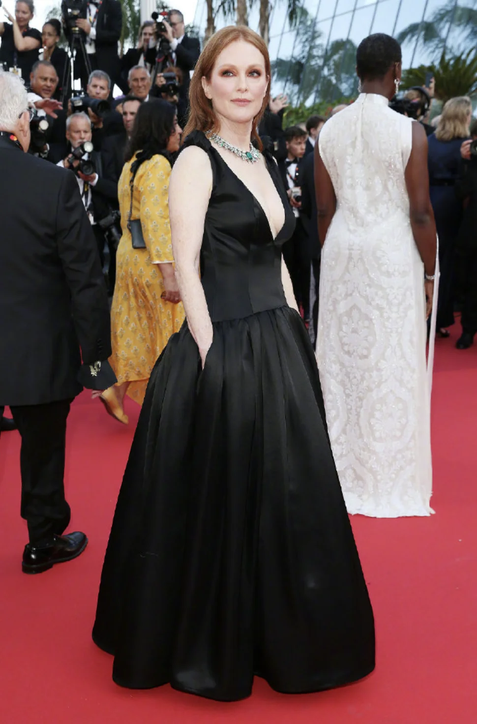Julianne Moore on the red carpet at the Cannes Film Festival